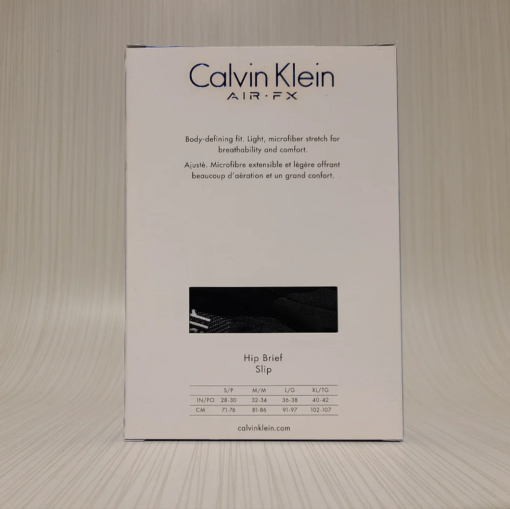Calvin Klein Black Air FX Hip Brief Breathable Microfibre Stretch Brief in Box - Picture 2 of 3